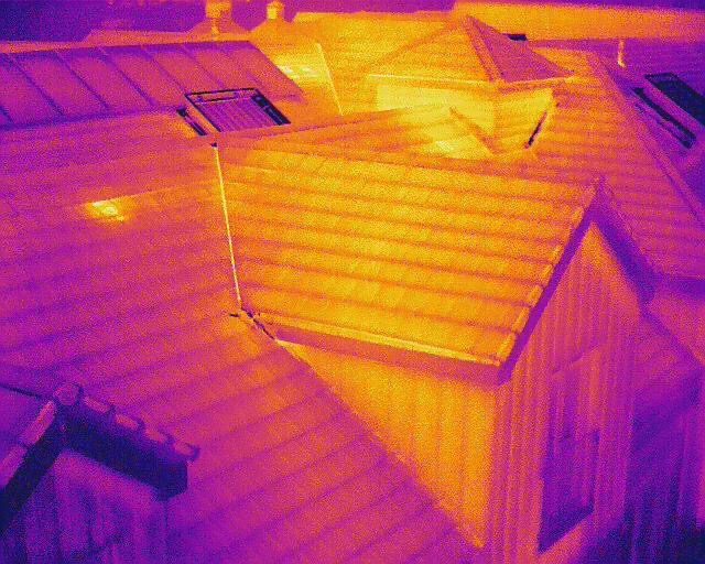 Thermal Imaging Roof Survey Image Leicester